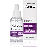 DearMYDEW Multi Peptide Complex Serum, Matrixyl 3000, Argireline, Vegan Collagen, Niacinamide, Hyaluronic Acid for Anti-Aging, Anti-Wrinkles, Collagen Boost for Elasticity, Korean Skincare, 1Fl Oz