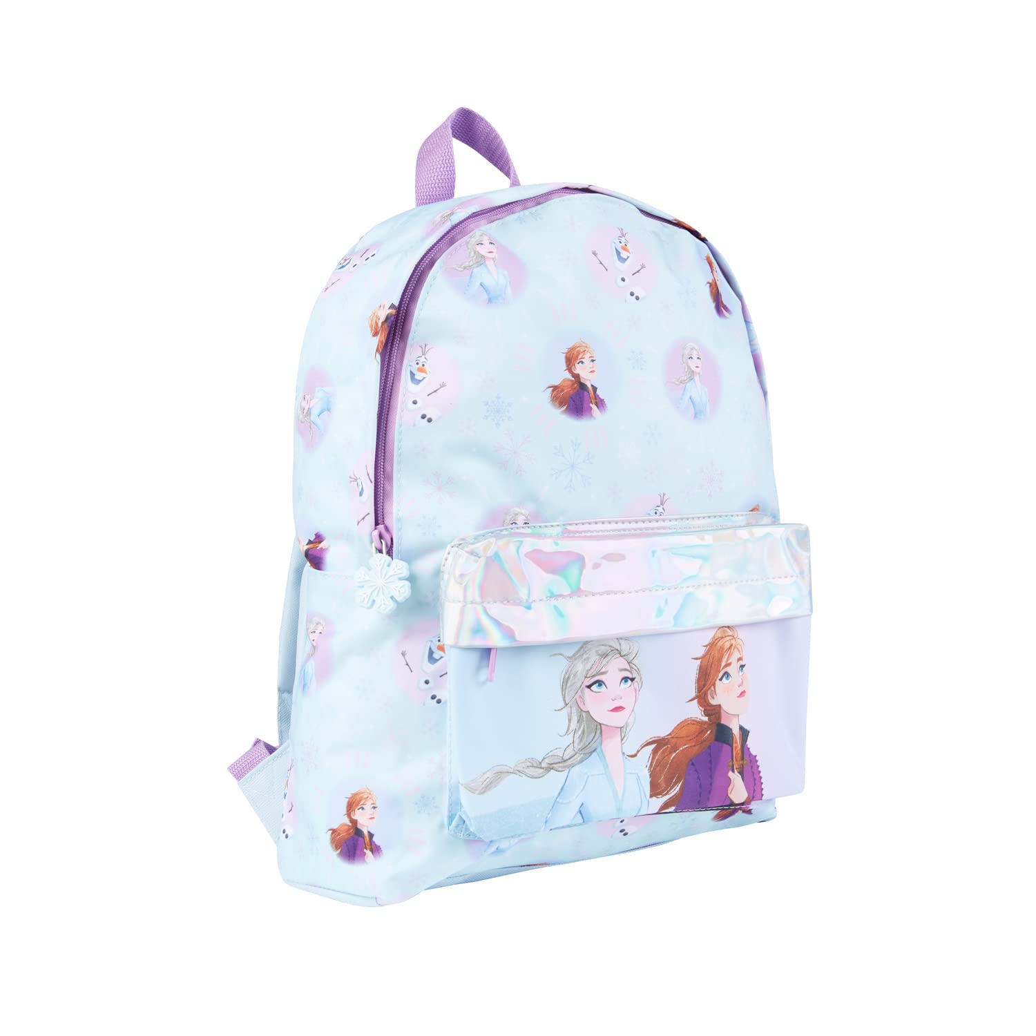 Disney Frozen Frozen 2 Anna Elsa and Olaf School Backpack, Girls School Rucksack, Multicolour, M
