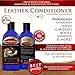 Leather Conditioner with Unique Antibacterial Cleaner Will Restore & Repair Protector Top Layer 8 Ounce