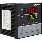 PID Temperature Controller, Digital Display K Type, MC901 Digital Programmable Temperature Control K Type PT100 Sensor Input Relay SSR Output