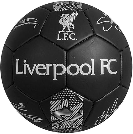 SUTUS Liverpool F.C. - Balón de fútbol (Talla 5), Color Negro ...