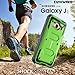 Samsung Galaxy Luna / Galaxy J1 (2016) J120 / Amp 2 / Express 3 case, COVRWARE [Aegis Series] Built-in [Screen Protector] Heavy Duty Full-Body Rugged Holster Armor [Belt Clip][Kickstand], Green