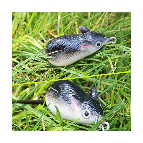 Sougayilang-Topwater-Frog-Rat-Soft-Swim-Crankbait-Fishing-Lures-with-Plastic-Box-Pack-of-6pcs