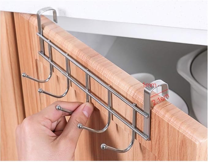 Creative MultiPurpose Door Hooks Kitchen Door Back Rack Hook