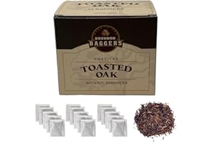 Bourbon Baggers - 15 Count - 100% Toasted Oak - Barrel Finish Bourbon, Whiskey, Tequila, Rum, or Wine in Minutes