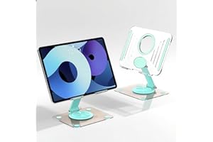 360° Rotating Acrylic Tablet Stand, Foldable Acrylic Stand,Adjustable Tablet Holder,360° Rotating S-tand,Compatible with iPad