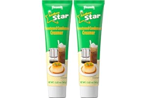 VINAMILK EST 1976 Vinamilk Sweetened Condensed Creamer Tubes | Pack 2 | 5.82 Oz Each, Kantar Choice, Light Creamy Sweet - Portable Liquid Creamer for Vietnamese Drip Coffee, Smoothie, and Dessert