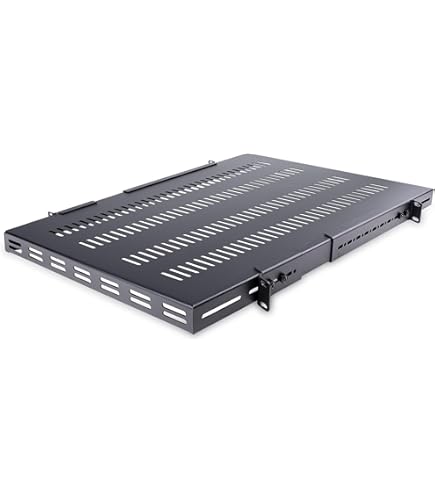 2U ラック Amazon.com: StarTech.com 2U Sliding Server Rack Mount Shelf