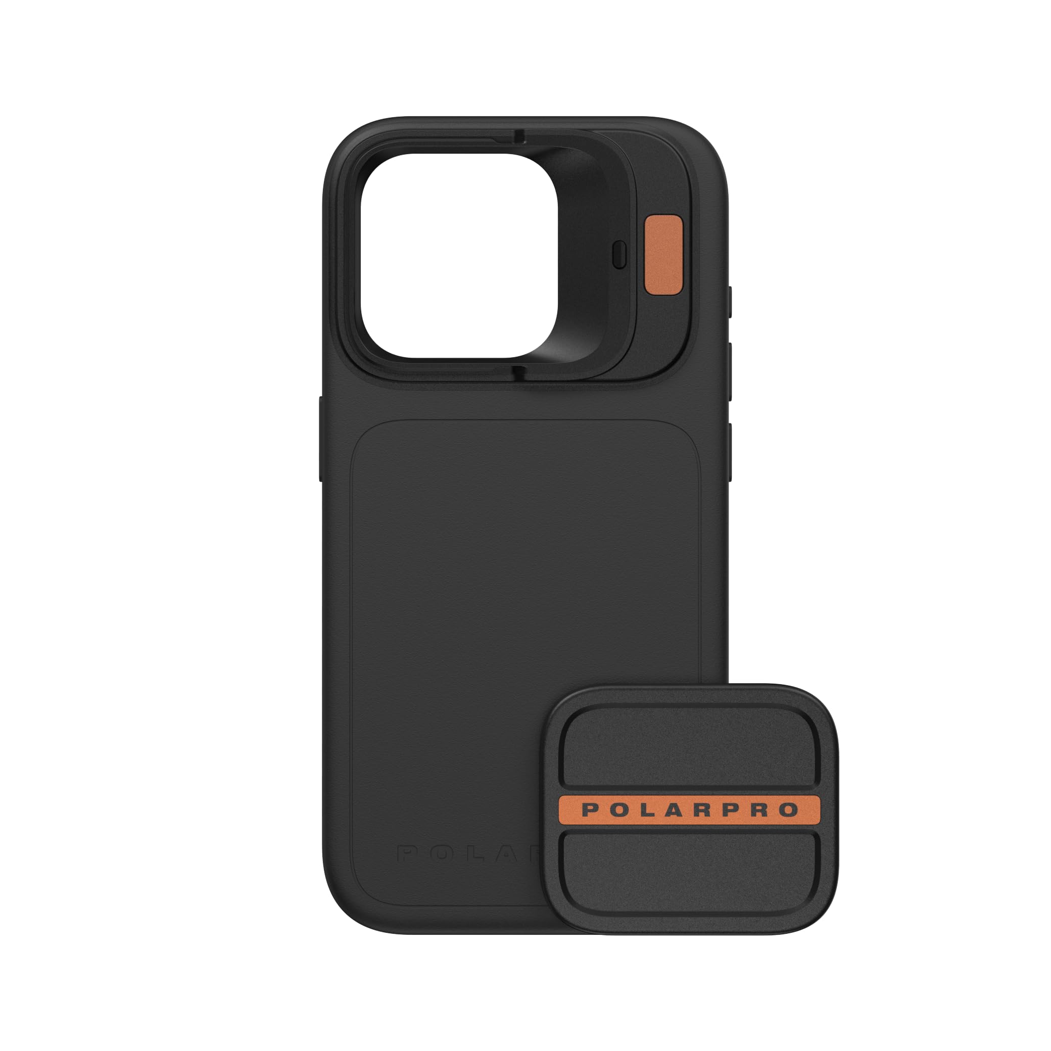 PolarPro - LiteChaser iPhone 15 Pro Case incl Defender - Black - New Stronger MagSafe - Mobile phone Photography/Videography - Streamlined