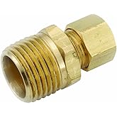 Anderson Metals 750068-0504 5/16-Inch by 1/4-Inch Low Lead Compression Fitting Conn, Brass