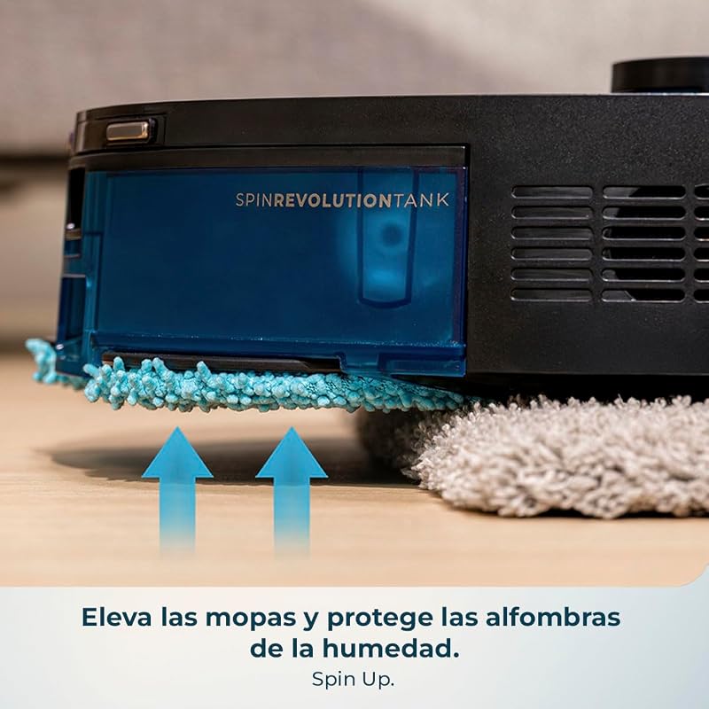 Robot Aspirador con Base de Autovaciado e IA Conga Y100 X-Treme. 20000Pa, Navegación Láser e Inteligencia Artificial, 20000Pa, Base de 2.8L, Autonomía hasta 220m², Control App 3.0 — foto 8 de 8