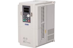 MOLLOM VFD 220V 5.5KW 25A 7.5HP Single or Three Phase Input to 3 Phase 0-3000 Hz Output Variable Frequency Drive Control Inverter for Spindle Motor CNC Speed Control