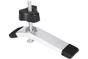 Hold Down Clamp, Metal Quick Acting Hold Down Clamp Set for T-Slot T-Track Woodworking Tool(T Screw and Plastic Knob Nut Just