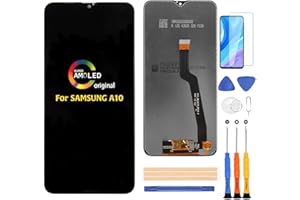 A-MIND for Samsung Galaxy A10 2019 Original Screen Replacement A105F/DS A105M/DS A105G/DS A105M AMOLED LCD Display Touch Screen Digitizer Assembly Parts,with Screen Protector+Tools(Black)