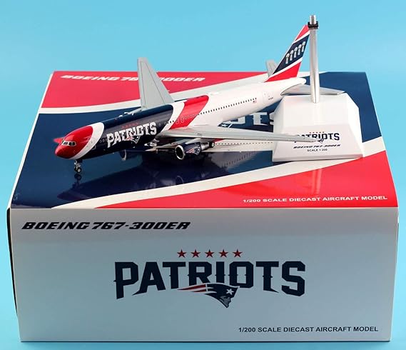 Jc Wings 1 200 Px2193 New England Patriots Airlines Plane Boeing 767 300 Diecast Aircraft Model Reg N36ne Aircraft Amazon Canada