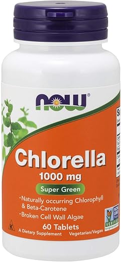 [海外直送品] ナウフーズ　クロレラ　60錠