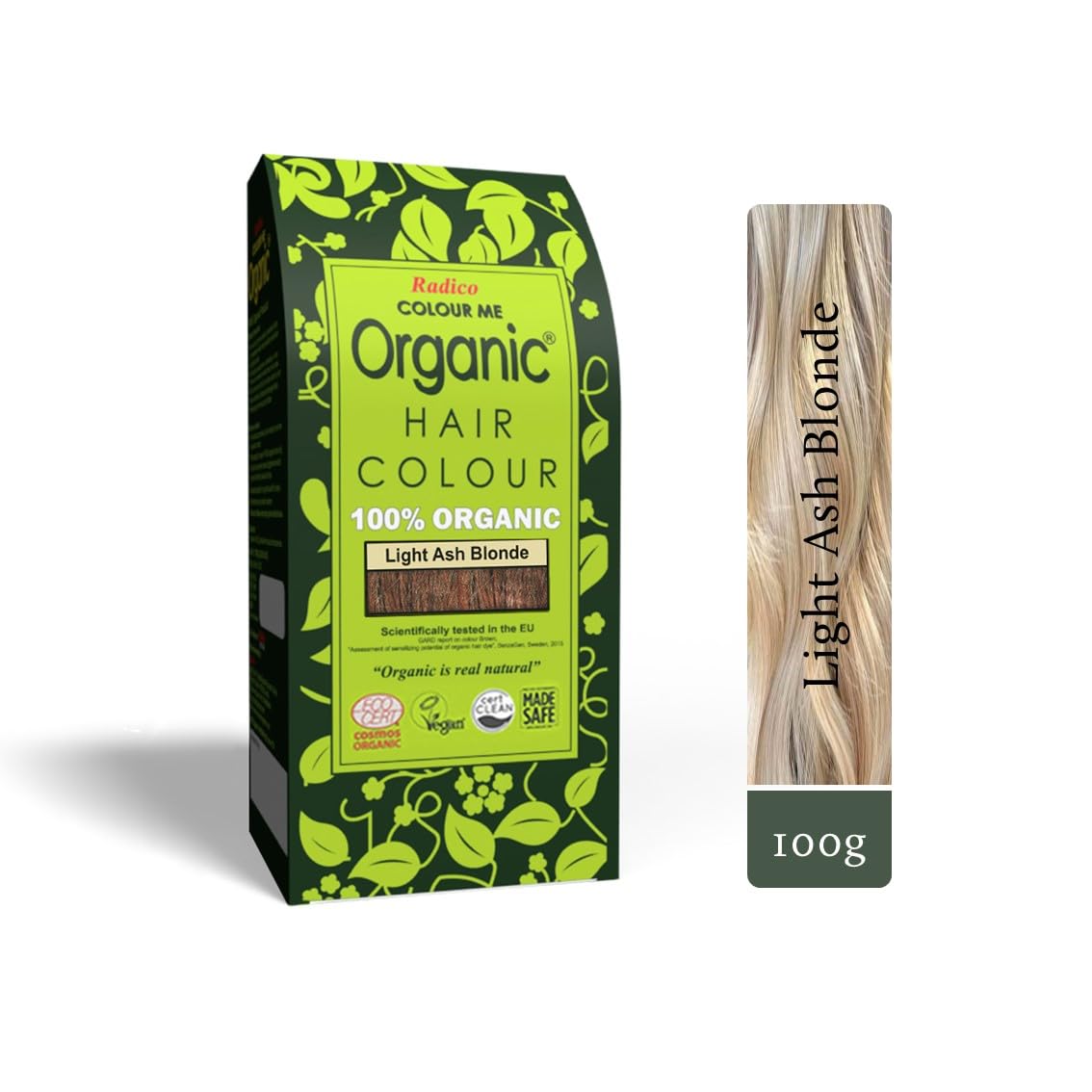 Pflanzenhaarfarbe Leichtes Aschblond 100 g