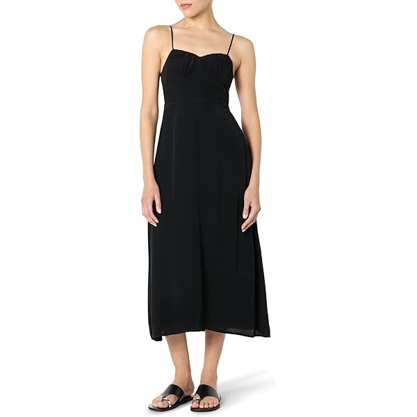 Amazon.com: The Drop Women's Tavia Tie-Front Tiered Maxi Dress, Black, XXS  : Clothing, Shoes & Jewelry