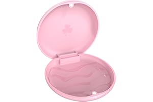 JJOVCE Orthodontic Mouthguard & Dental Retainer Case - Aligners Case (Pink)