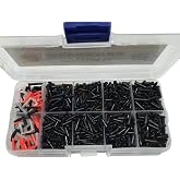 1 Box Badminton String Protector Set, Multi-Size Racket Replacement Grommets Tool for Repair