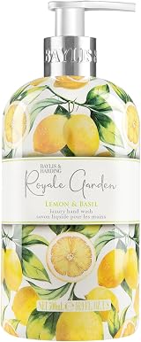 Baylis & Harding Royale Garden Lemon & Basil Hand Wash 500 ml Pack 6 view 2