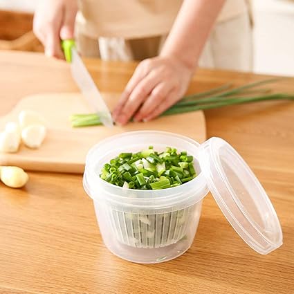 Deinbe PP desagüe Sealed Crisper Frucht-Gemüse Fresco contenedor ...