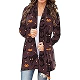 HUCHPI Womens Lightweight Sweaters Cardigan Ruffle