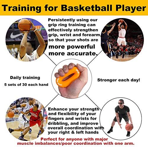 Boaton Basketball Training Aid, Football Training Equipment, Basketball Football Gear, Hand Grip Strengthener for Basketball Training, Football Training, Suitable for Youth and Adult - Thumbnail 6