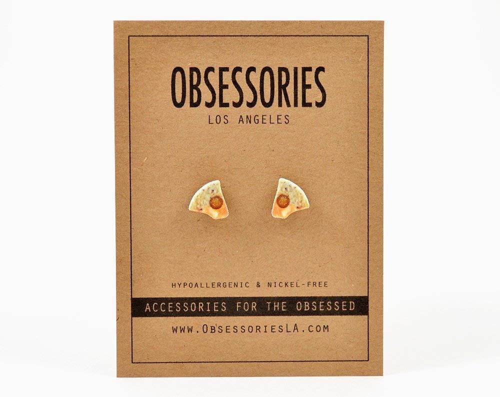 Handmade Nacho Stud Earrings