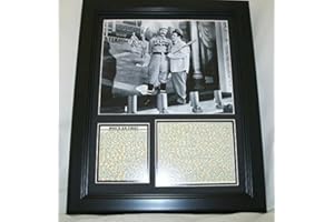 FIICO 11X14 FRAMED WHO'S ON FIRST ABBOTT AND & COSTELLO 8x10 PHOTO + BUD LOU