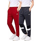 RBX Boys Sweatpants - 2 Pack Performance Tricot Boys Joggers with Elastic Waist & Pockets - Soft Stretch Kids Athletic Pants