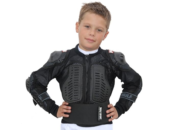 WULFSPORT CUB KIDS BODY ARMOUR MOTORBIKE MOTORCYCLE MOTO X MOTO CROSS