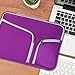 Evershop Zipper Briefcase Handbag Sleeve Bag Cover Case for MacBook Air & PRO 11 inch & Universal Laptop Netbook 11 inch (Purple)