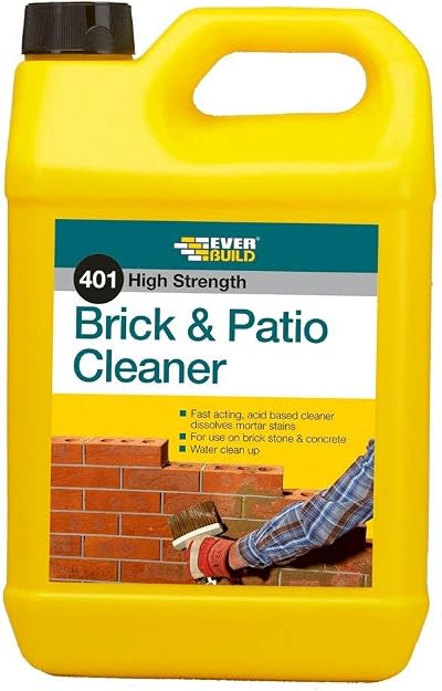 Everbuild Brick & Patio Cleaner 5L BC5L – 9.5% Acid Based Cleaner