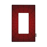 Pznen Red Spider Web Plug Cover Wall Plate Cartoon