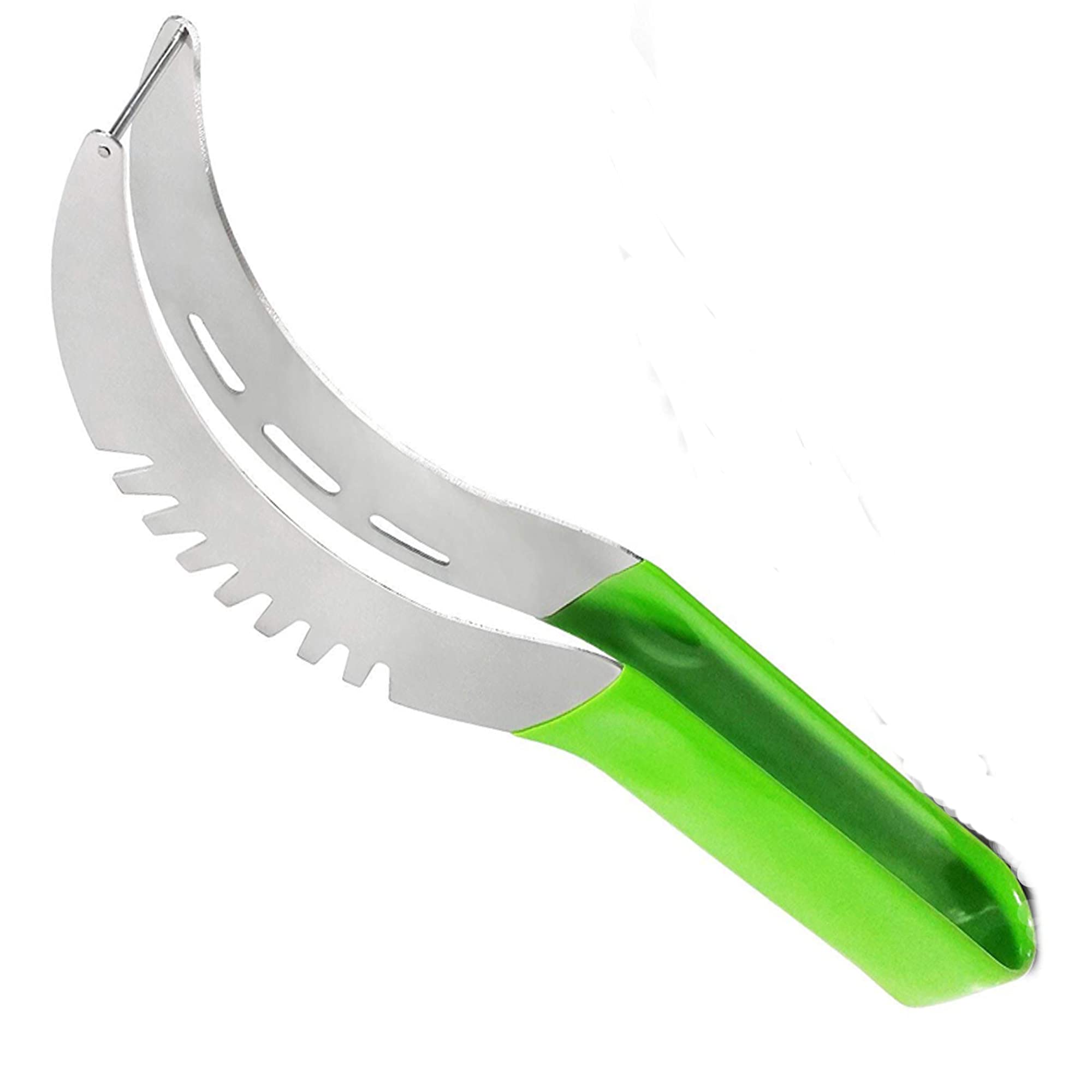 ULTIMATE BASICS Watermelon Slicer Watermelon Cutter Watermelon Corer Easy Tools (Green Grip)