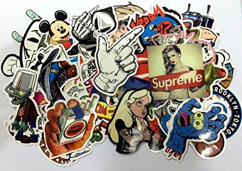 60PCS Random Decal Graffiti Sticker Bomb laptop Waterproof Stickers Skate mix lot