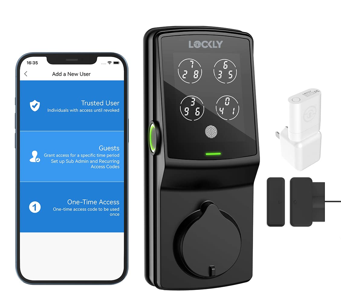Lockly Secure Pro, Wi-Fi Smart Lock, PIN