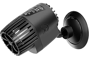 AQQA Aquarium Wave Maker,3W/5W/10W/15W Suction Cup Fish Tank Single Powerhead Pump，110V/60Hz Ultra Quiet Submersible Circulat