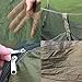 SZXKT Camping Double Hammock Mosquito Net Outdoor Hammock Travel Bed Lightweight Parachute Fabric Double Hammock, Portable Hammock for Travel, Hiking, Backpacking, Beach, Yard (Army Green)