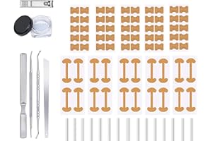 Ingrown Toenail Corrector Set Professional Ingrown Toenail Kit with Nail Strips, Corrector Patch, Pedicure Tools for Home Use