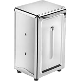 New Star Foodservice Stainless Steel Restaurant Grade, Tall Napkin Dispenser, 3.875 by 4.75 by 7.5-Inch