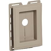 Alcoa Home Exteriors Split Recess J-Block Mounting Block