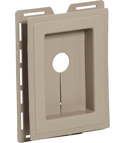 Builders Edge Jumbo Meter Block 117 - Bright White, For Large Meters & Fixtures