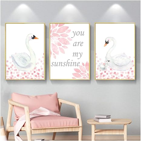 baby girl nursery canvas