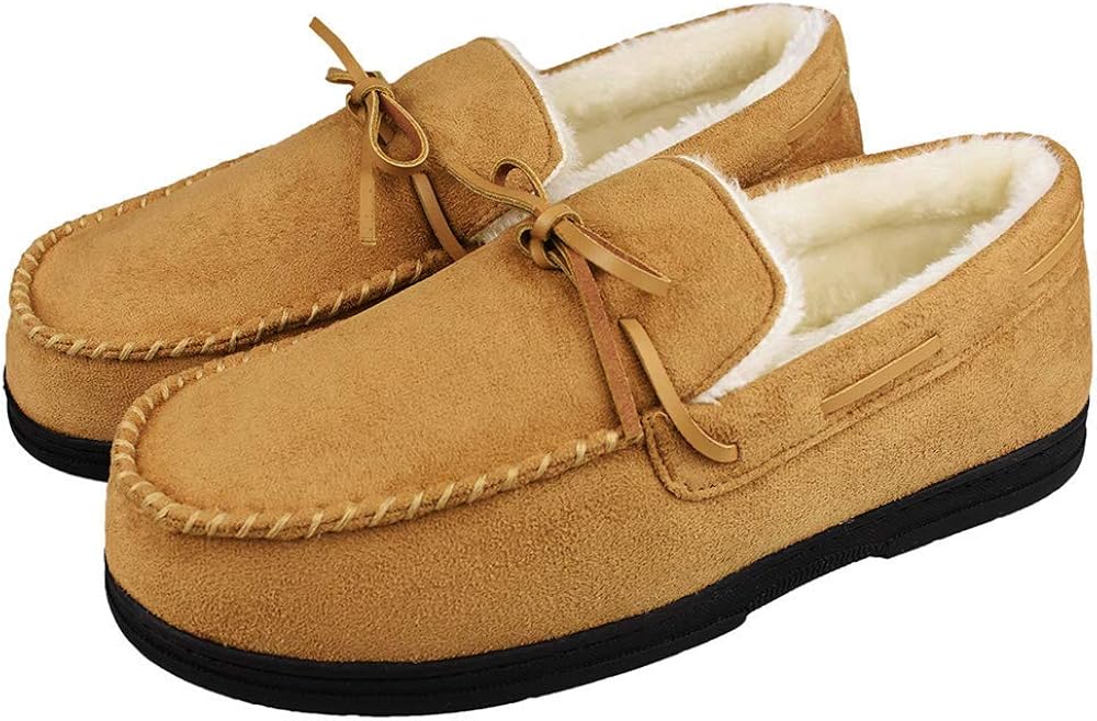 fluffy moccasins