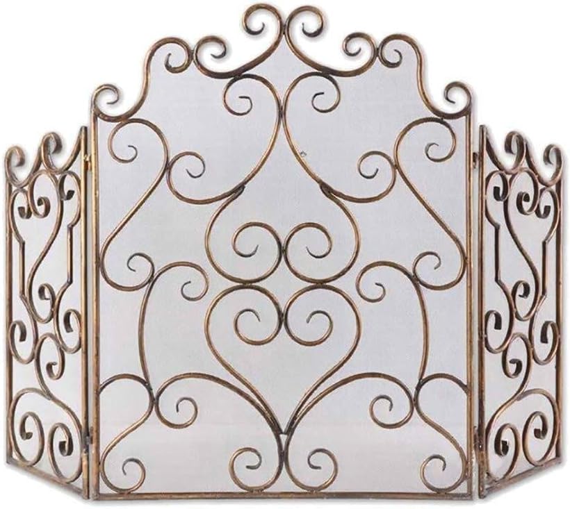 JY&WIN Protección contra chispas Pantalla de Chimenea de protección