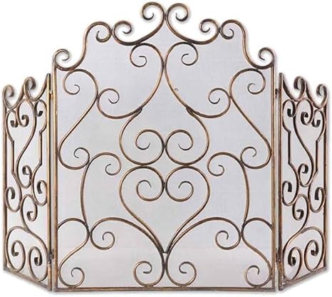 JY&WIN Protección contra chispas Pantalla de Chimenea de protección