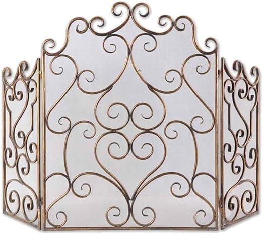 JY&WIN Protección contra chispas Pantalla de Chimenea de protección