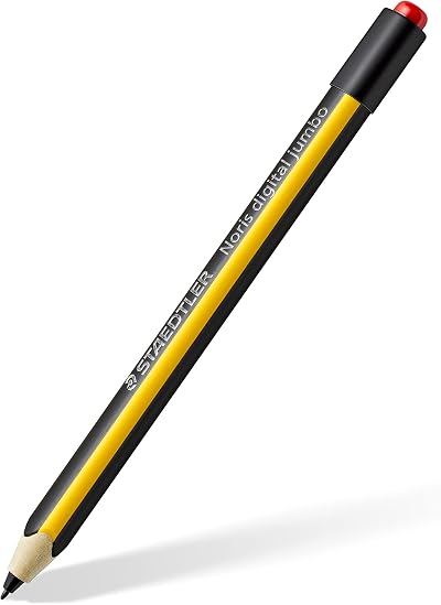STAEDTLER 180J 22-1 Noris Digital Jumbo EMR Stylus with Soft Eraser